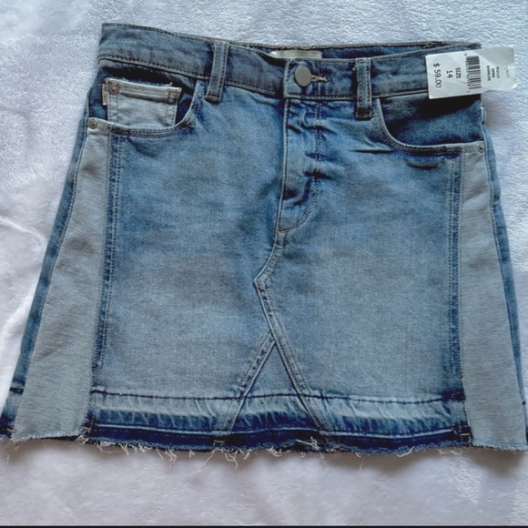 DL1961 Other - DL1961 Girl's Jenny Premium Denim Mini Skirt—NWT—14